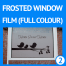 buy custom frosted window film cut