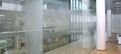 Frosted window film cut (1), bespoke, frosted, window, film, random, dots