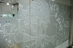Frosted window film cut (1), frosted, window, film, school, privacy, kindergarten