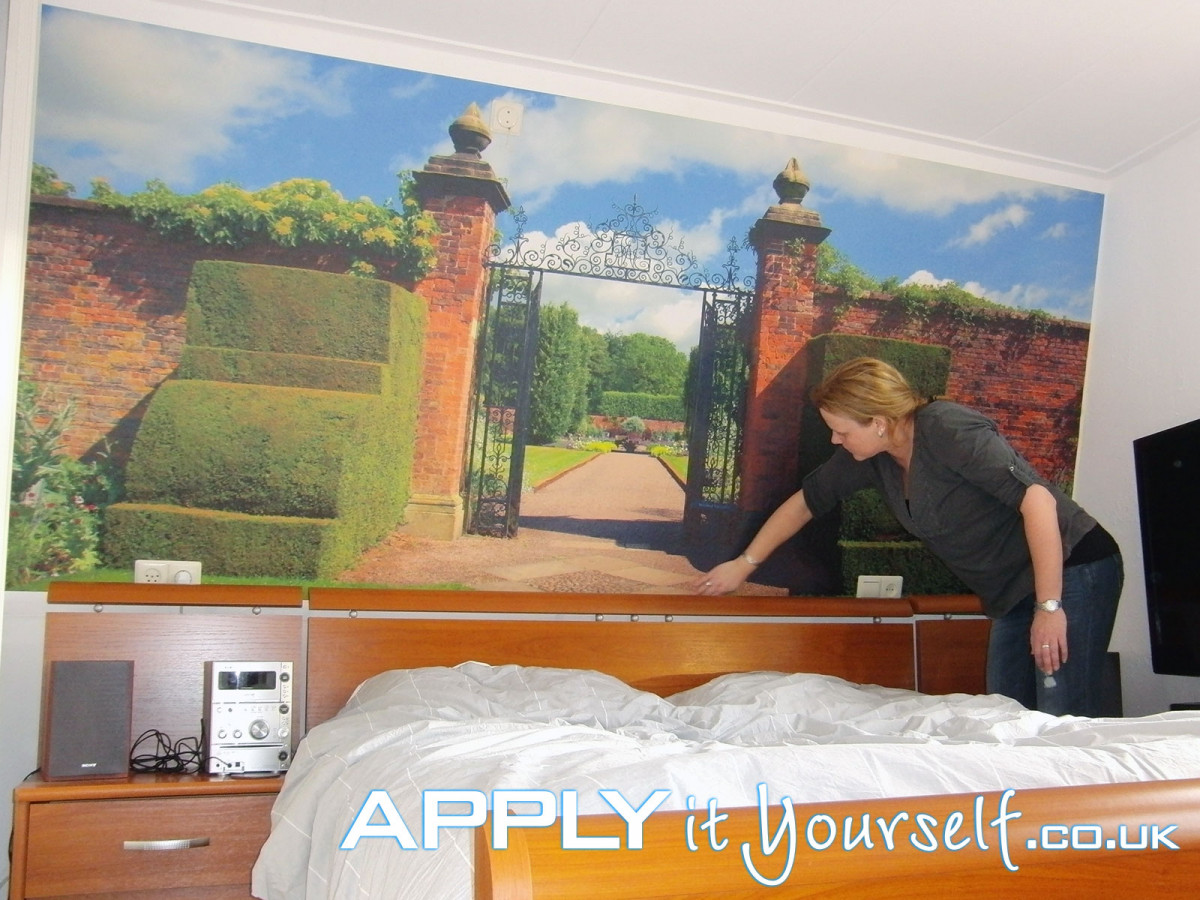 wall mural, custom design, photo, sticker, removable, bedroom