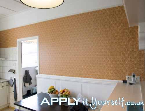 Wall mural, sticky, textile, removable, kitchen