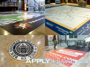 floor stickers, floor decals, floor graphics, promotion