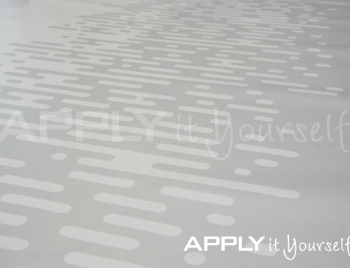 Custom, frosted window film, abstract pattern, your own design, R01