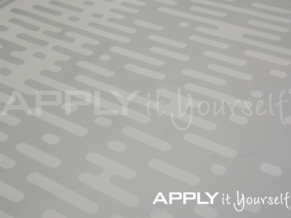 custom, frosted window film, abstract pattern, your own design, R01