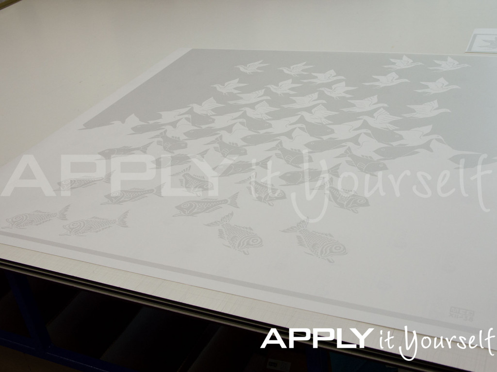 frosted window film, Escher, R01