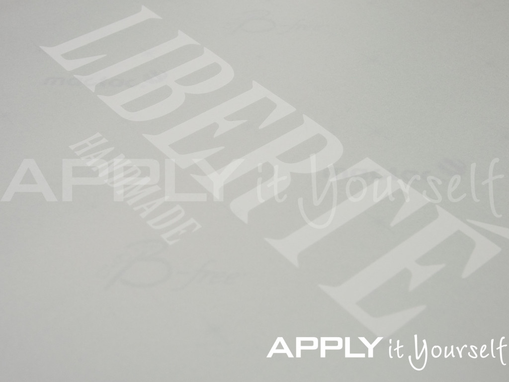 frosted window film, logo and texts, R01
