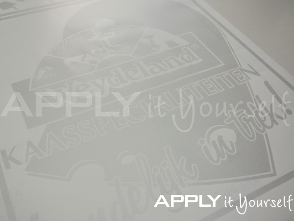 frosted window film, complex logo, R01